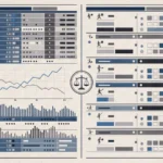 Split illustration comparing a prediction market order book with a sportsbook odds board